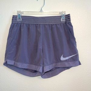 Nike Taupe light weight dri fit shorts with pockets